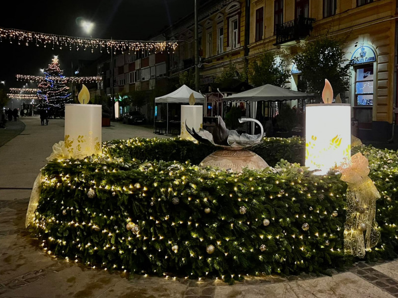 popdesign - kültéri dekoráció - adventi koszorú